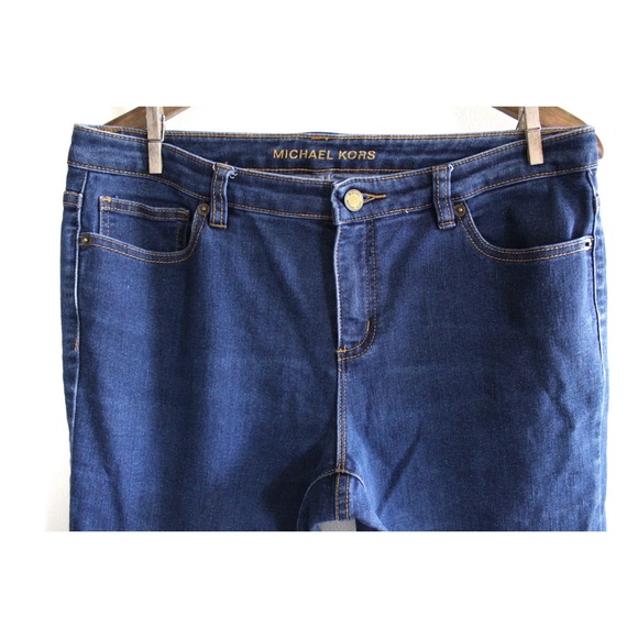 Michael Kors Dark Cropped Jeans 10 30 - Picture 2 of 6
